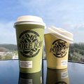 Kaffeebecher "Pure Joy Grün", 300 ml, beschichtet