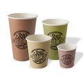 Kaffeebecher "Pure Joy Braun", 400 ml, beschichtet