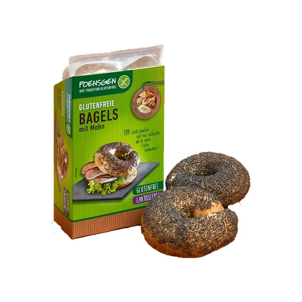 Poensgen Bagels mit Mohn, glutenfrei