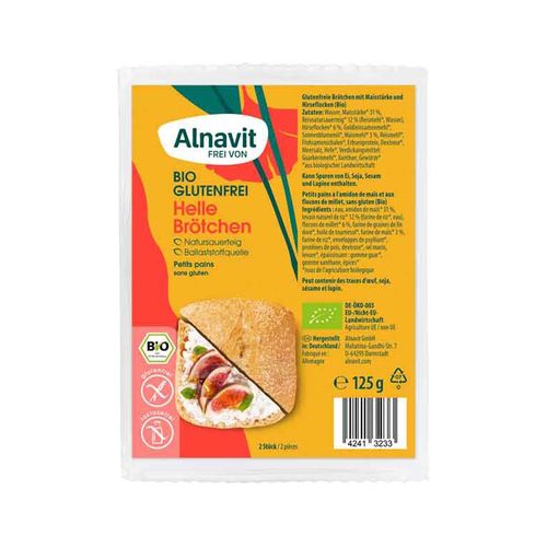 Alnavit Bio Helle Brötchen, glutenfrei