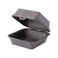Mehrweg Burger Box, 16 x 15 x 10 cm, grau