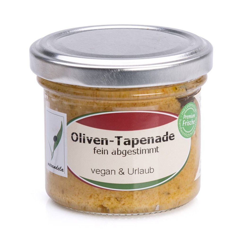 Oliventapenade grün, vegan