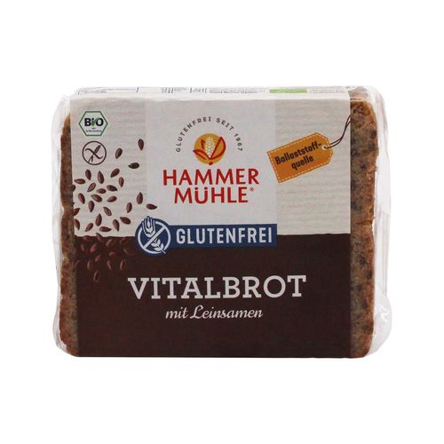 Hammermühle Bio Vitalbrot Leinsamen, glutenfrei