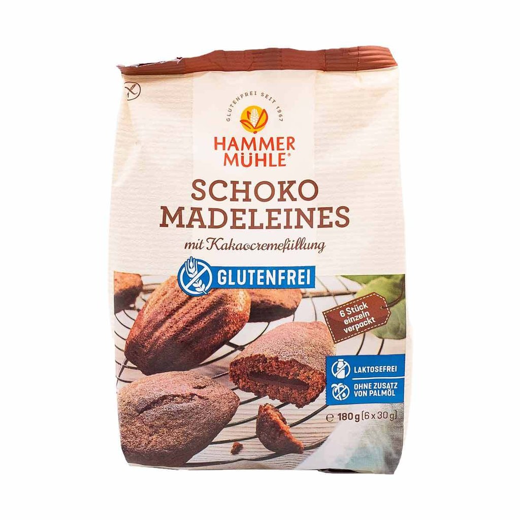 Hammermühle Schoko Madeleines, glutenfrei