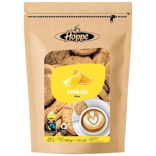 Hoppe-Gebäck "Cookies Citrus", vegan, 900g