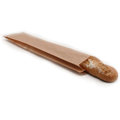 Baguettebeutel braun, 12 x 5 x 58 cm