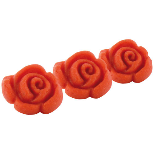 Marzipan-Dekor "Rose", rot