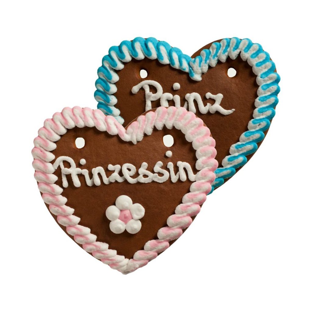 Lebkuchenherzen "Prinzessin/Prinz", 40 g