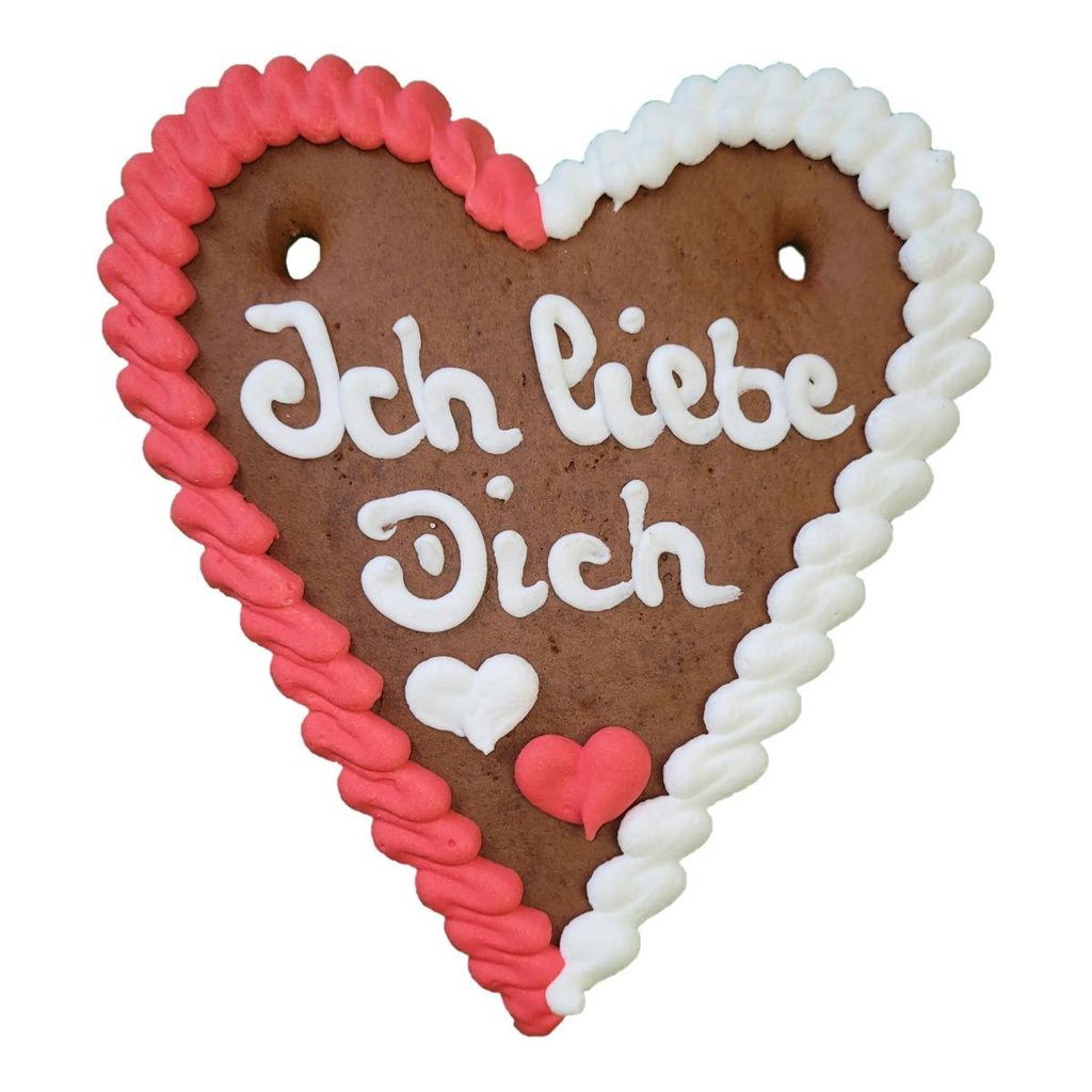 Lebkuchenherz "Ich liebe Dich", 125 g