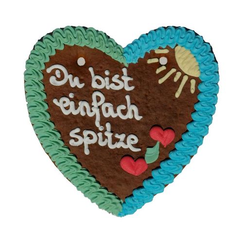 Lebkuchenherz "Du bist einfach Spitze", 220 g