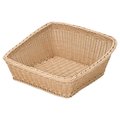 Ausstellkorb eckig, 52 x 50 x 14/24 cm, natur
