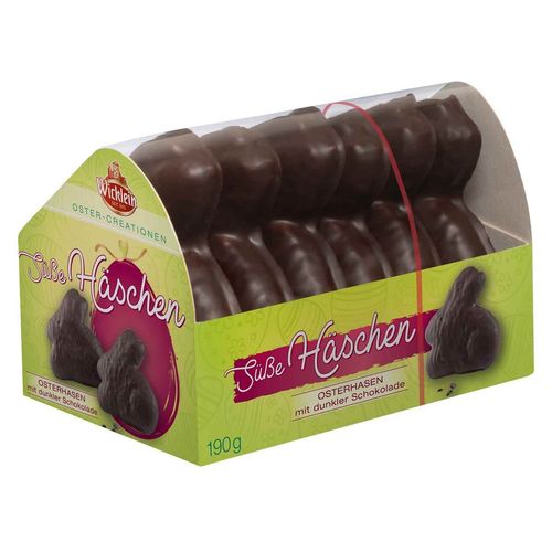 Wicklein Süße Häschen "dunkle Schokolade", 190 g