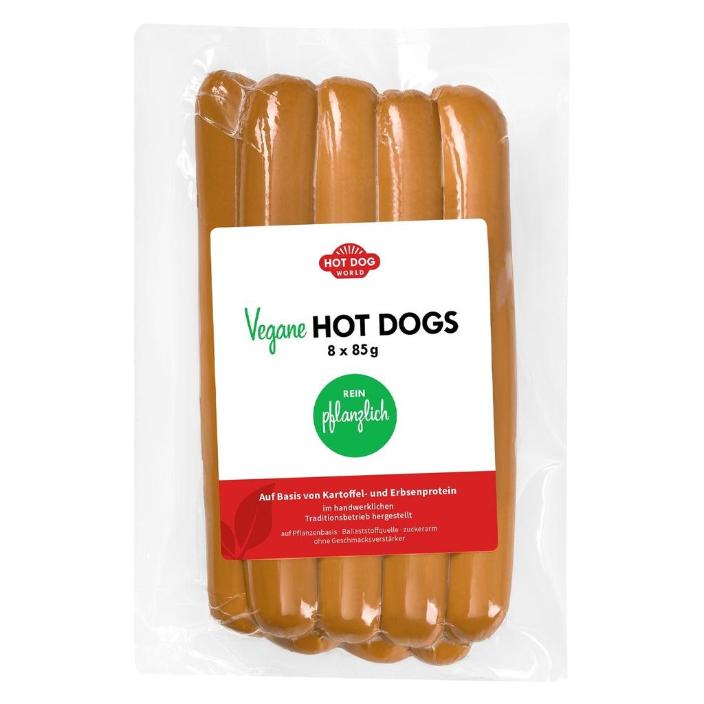 Jumbo vegane Hot Dog Wurst