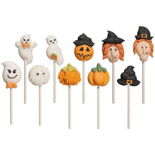 Zuckerfiguren "Halloween" am Stab