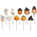 Zuckerfiguren "Halloween" am Stab