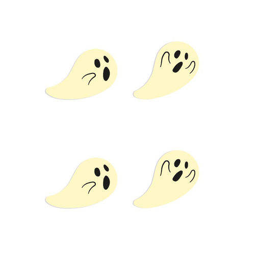 Schokoaufleger "Gruselgeister"