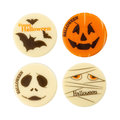 Schoko-Dekor "Happy Halloween", sortiert, Ø 3,8 cm