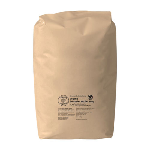 Brüsseler Waffelbackmischung "Vegan", 10 kg