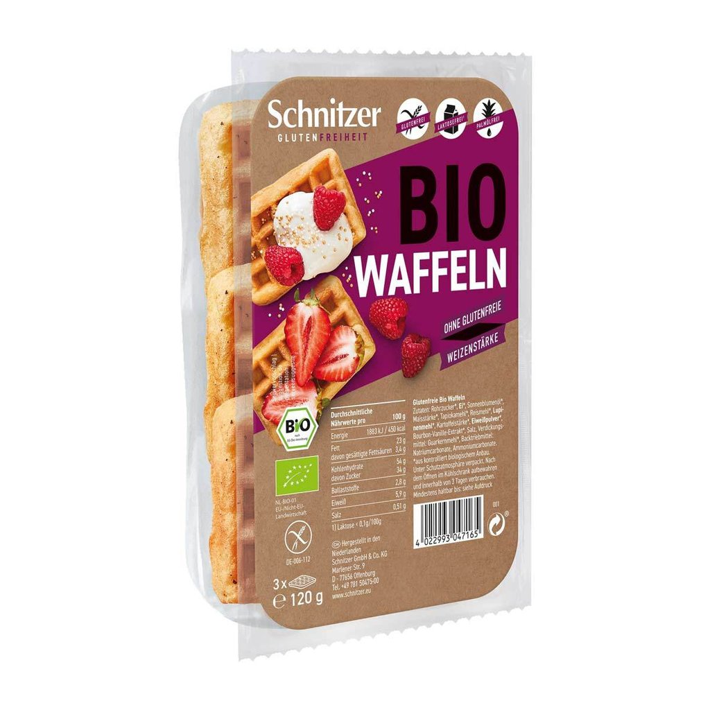 Schnitzer Bio Waffeln, glutenfrei online kaufen | EDNA.de