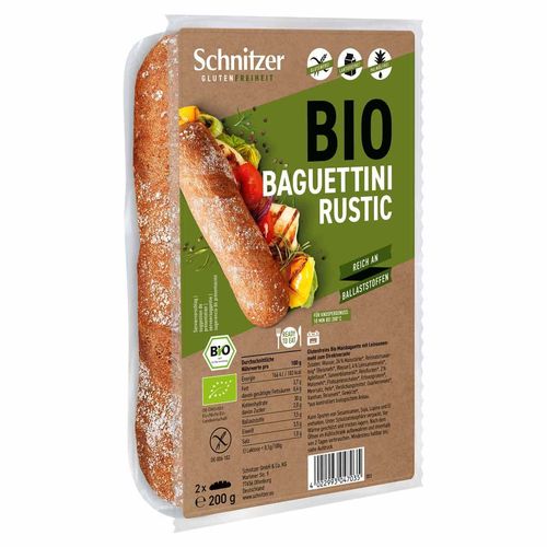 Schnitzer Baguettini Rustic, glutenfrei