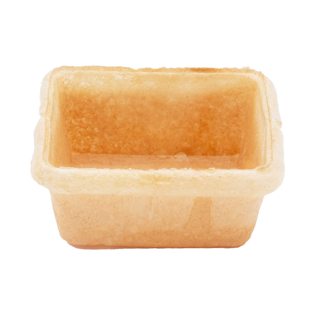 Portionswaffelbecher, rechteckig