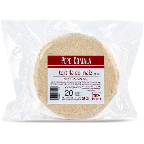 Weiße Maistortillas, Ø 15 cm, 500 g