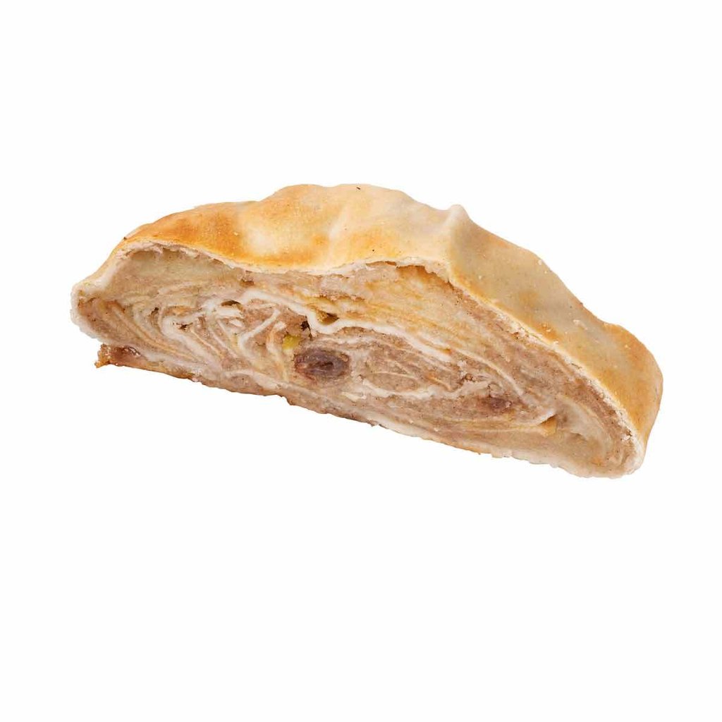 Dessert-Apfelstrudel, portioniert