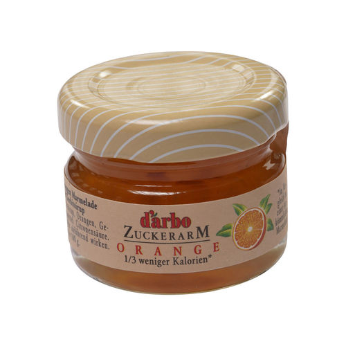 Darbo Orangen Marmelade, zuckerarm, 28 g