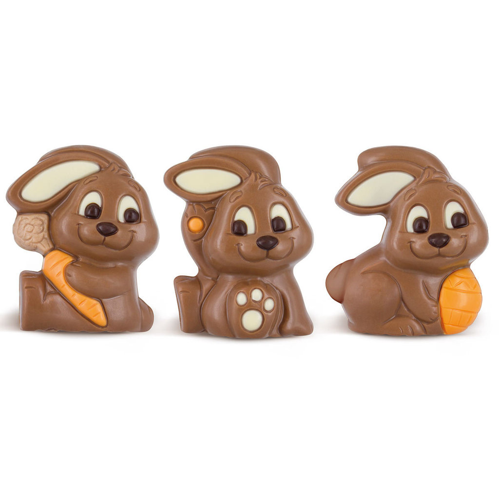 Hohlfiguren "Häschentrio"