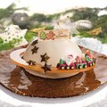 3D-Zuckerfigur "Nikolaus im Zug"