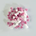 Streudekor Zuckerherzen klein rosa/weiß, 1,5 kg