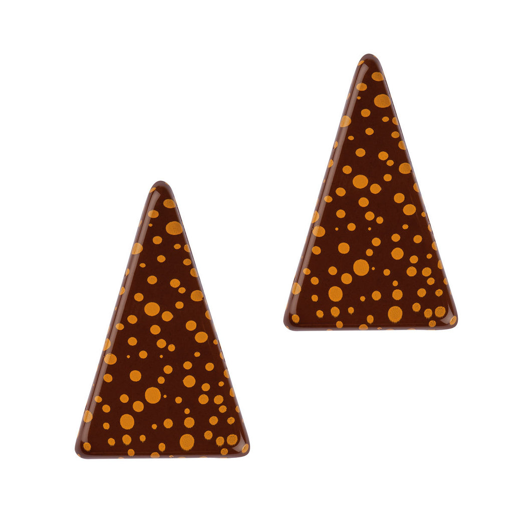 Schoko-Dekor &amp;quot;Dreiecke Punkte&amp;quot;, dunkle Schokolade online kaufen | EDNA.de
