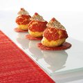 Schoko-Dekor "Dreiecke Kringel", weiße Schokolade