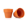 Blumentopf aus Schokolade, terracotta