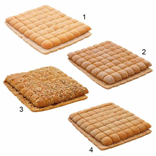 FF-Carrée-Brot-Mischkiste, 4-fach, geschnitten
