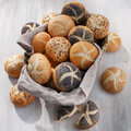 Mini-Kaiserbrötchen-Kiste, 4-fach sortiert