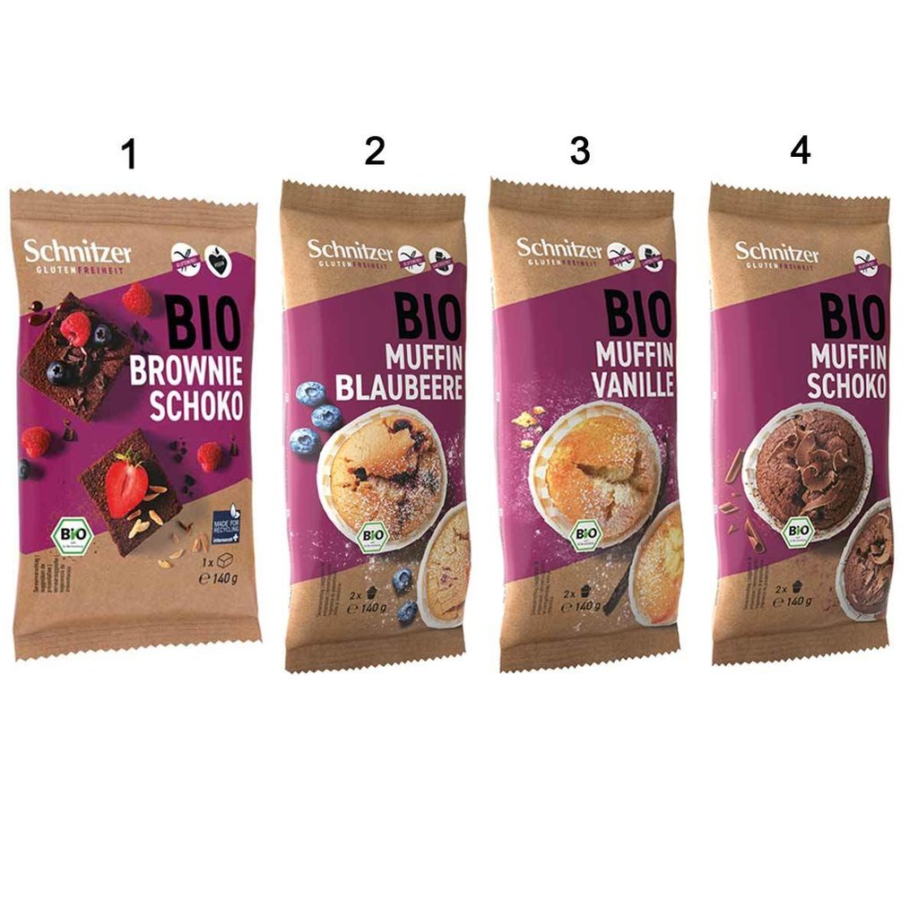 Mischkarton "Bio süße Verführung", glutenfrei