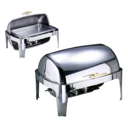 Roll Top Chafing Dish GN 1/1 "Profi", gold