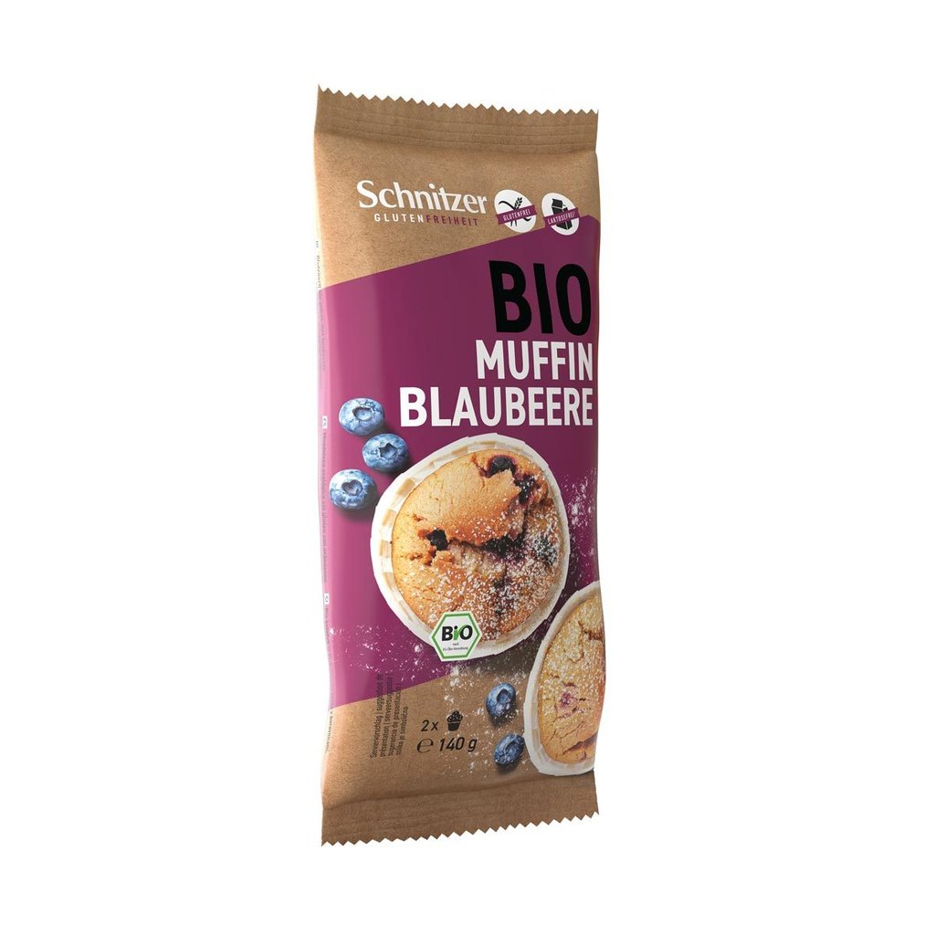 Schnitzer Bio Muffin "Blaubeere", glutenfrei