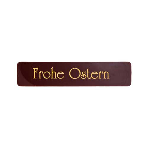 Dekor "Frohe Ostern", 7 x 1,5 cm