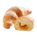 Butter-Croissant mit Aprikosen-Füllung