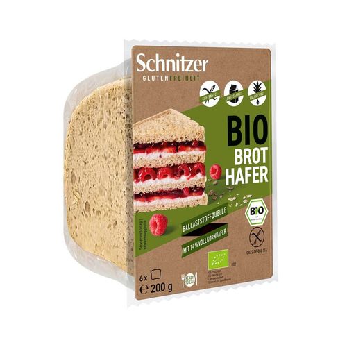 Schnitzer Bio Brot Hafer, glutenfrei