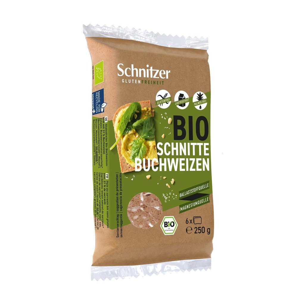 Schnitzer Bio Buchweizen Schnitten, glutenfrei