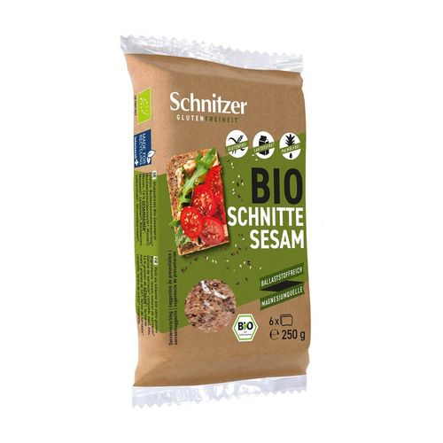 Schnitzer Bio Sesam Schnitten, glutenfrei