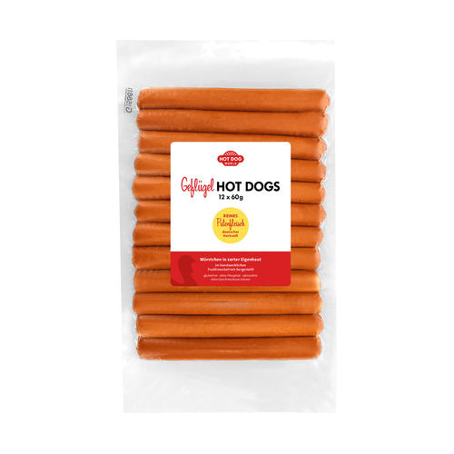 Geflügel Hot-Dog Würstchen