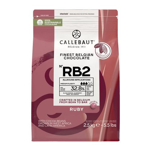 Callebaut Schokoladen-Callets RB2, Ruby