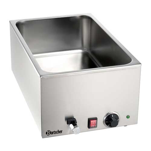 Wasserbad / Bain Marie mit Wasserablaufhahn