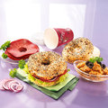Bagel Everything, geschnitten
