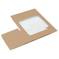 Sandwich Tray, braun mit PLA Fenster - 1