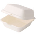Zuckerrohr-Burger-Boxen, 14,3 x 15 x 8,2 cm